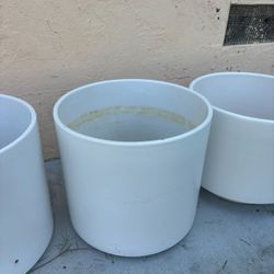 I have 3 total $10 each  Two of them are 11” height and 12” diameter The other is 9” height and 12.5” diameter