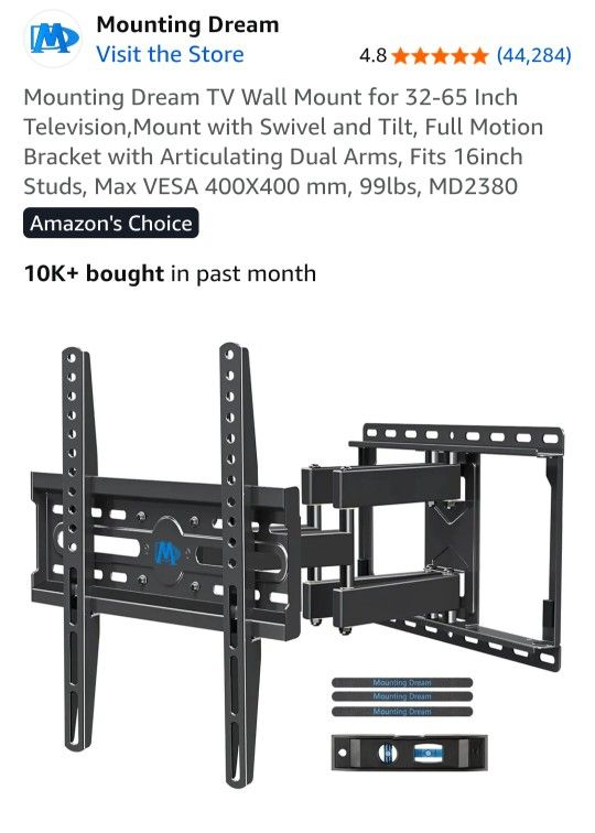 New In Box Mounting Dream TV Wall Mount