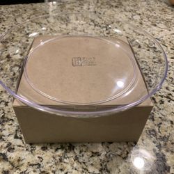 11 Inch Wide Thick Clear Plastic Water Tray For Plants, Keeps Water Contained