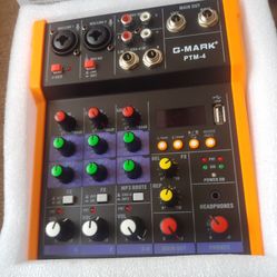 4 Channel Bluetooth Audio Mixer 