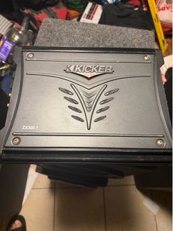 Kicker ZX300.1 amplifier