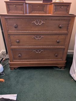 Antique Victorian Dresser.  Heavy Duty, Beautiful Condition.  
