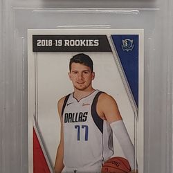 Luka Doncic Rookie 2018-19 Panini Stickers European BGS 9.5