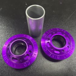 Knight Bike Co. UFO 22mm BMX Bottom Bracket Purple
