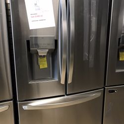 LG 28 cu.ft French Door Refrigerator on Sale Standard Depth with Dual Ice Makers