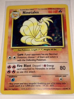Pokemon Ninetails 12/102