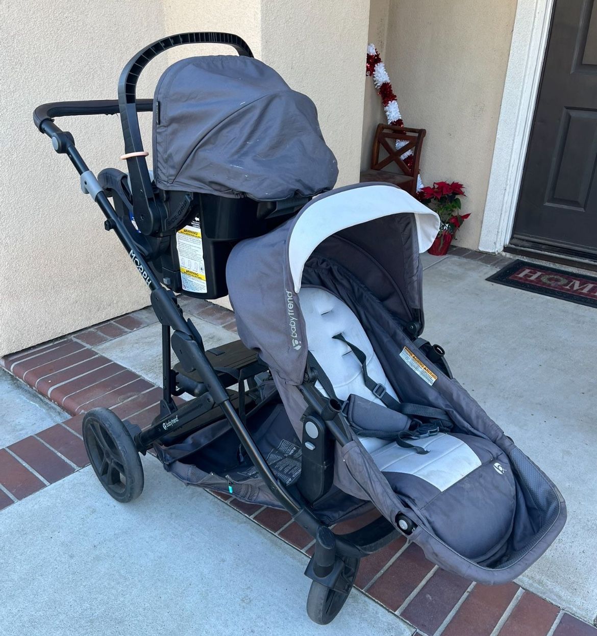 Double Stroller with Car Seat - Morph