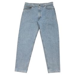 Vintage Levis 550 Jeans Mens 38x32 Blue Relaxed Fit Denim Light Wash Made In USA
