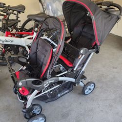 Baby Rocker And Double Stroller