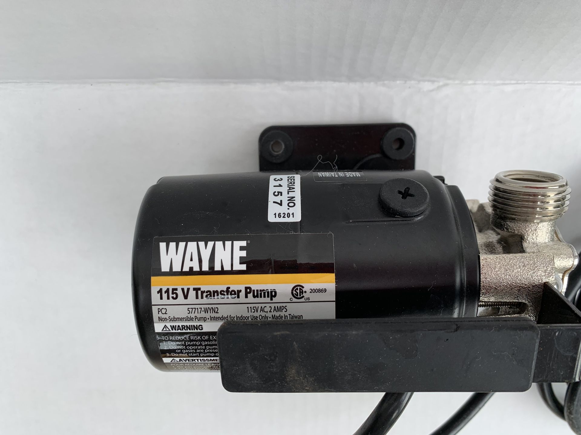 Wayne transfer pump