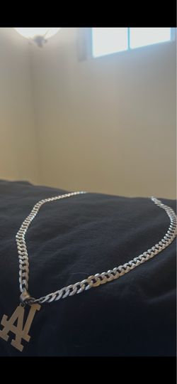 925 Italy Silver Chain & Pendant Real Sterling Silver