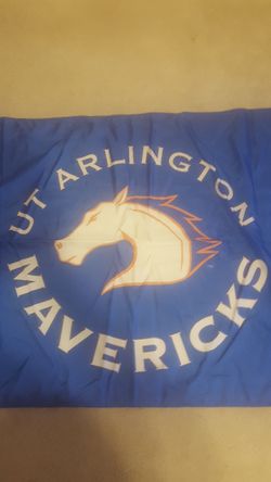 UT Arlington Maverick team flag 3x5