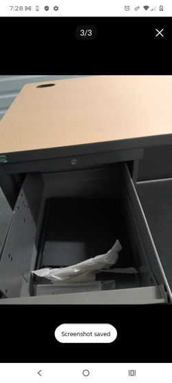 Office Desk with Storage Drawer