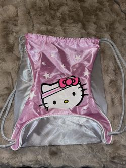 2 Hello Kitty Drawstring Bags