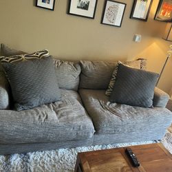 Couch With Decorative Pillows