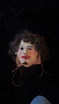 Pretty Woman Leather Face Texas Chainsaw Mask!