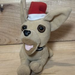 Plush Christmas Taco Bell Dog NO VOICE