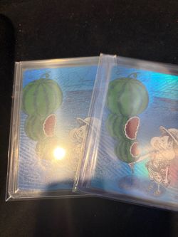 One Piece Holographic Trading Cards Lot of 2