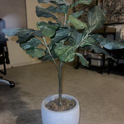 Fake Plant With Pots 2 1/2 Ft Tall