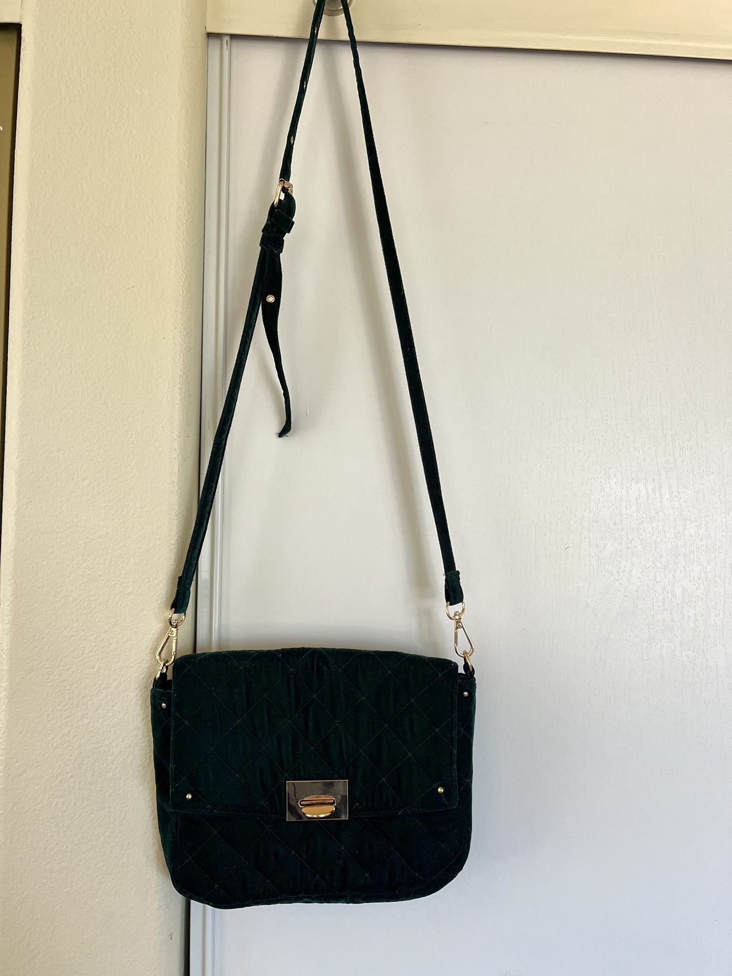 Green Monsoon Crossbody Bag