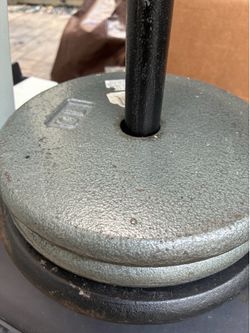Weights, small bars and stand