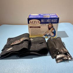 ALTUS Athletic Ankle & Wrist Weights Adjustable 1-5 lbs. Pair 
