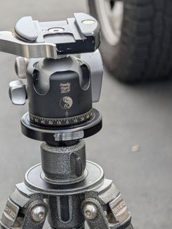 Asking 450 or best offer for premium professional photography setup featuring gitzo model g1257 and a really right stuff model bh40 ball head clamp wi