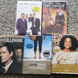 Dvd Sets $5 Each. Oprah, The Office, Get Shorty, The Following, John From Cincinnati.