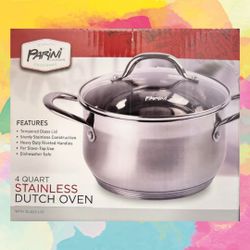 4QT Stainless Steel Dutch Oven