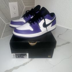Air Jordan 1 Low 'Court Purple'