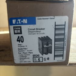 Eaton 40A Circuit Breaker - Double Pole