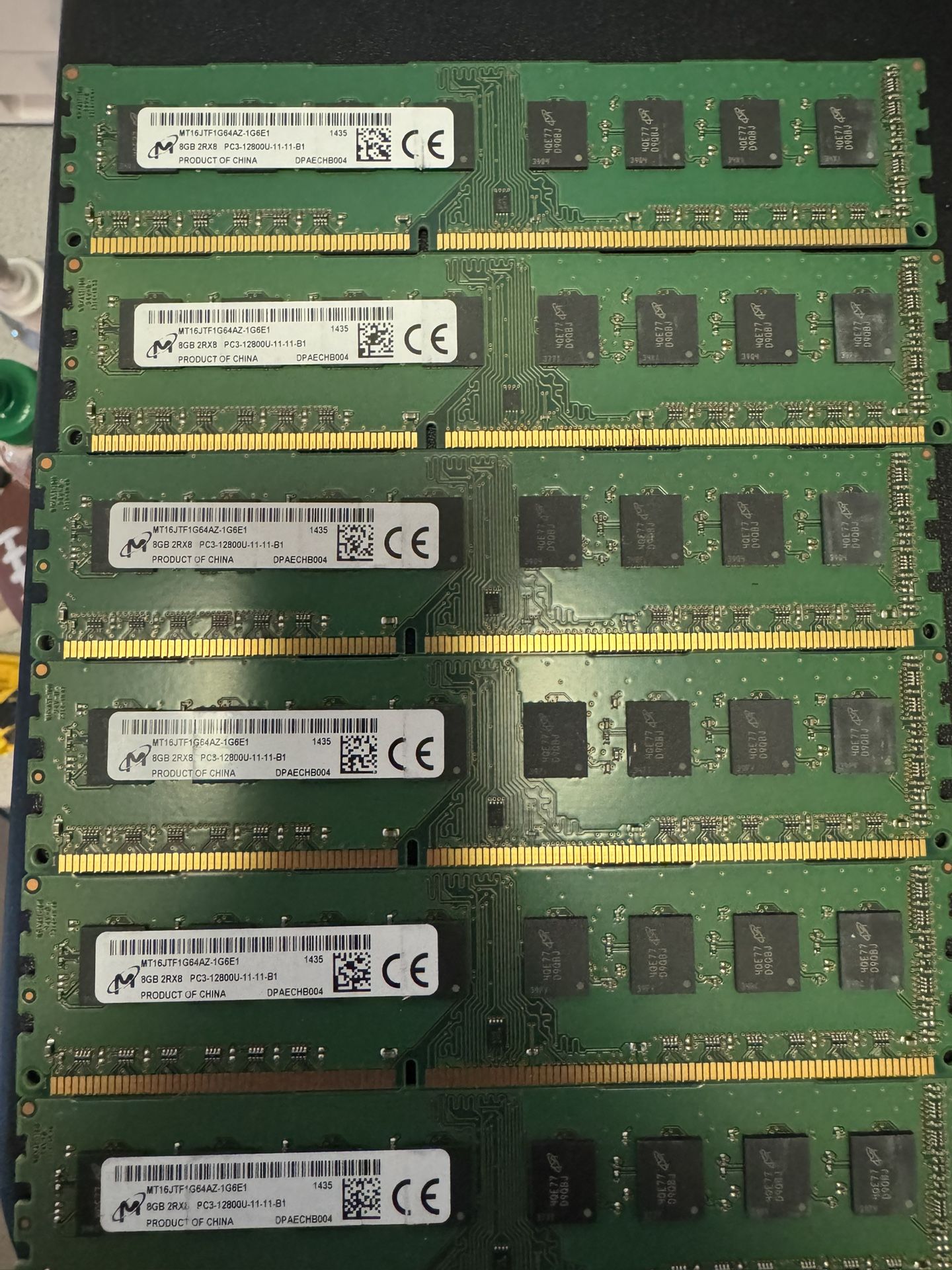 Micron 48 GB (8 GB X 6 Sticks)