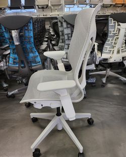 BRAND NEW! HERMAN MILLER COSM  MID-BACK MINERAL COLOR DESIGNED BY STUDIO 7.5 
 Thumbnail