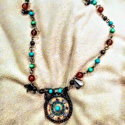 Vintage Turquoise Necklace 