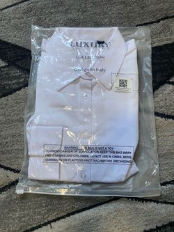 Luxury Collection White Button-Up Dress Shirt