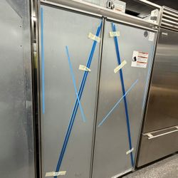 New Built In Kitchen Aid Side By Side Panel Ready 48” Refrigerator 