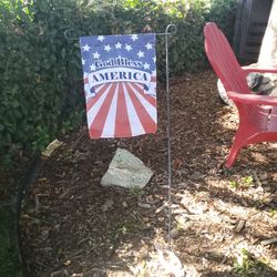 God Bless America Garden Flag