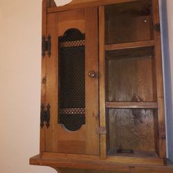 Quality Handmade Wooden Wall Cabinet 