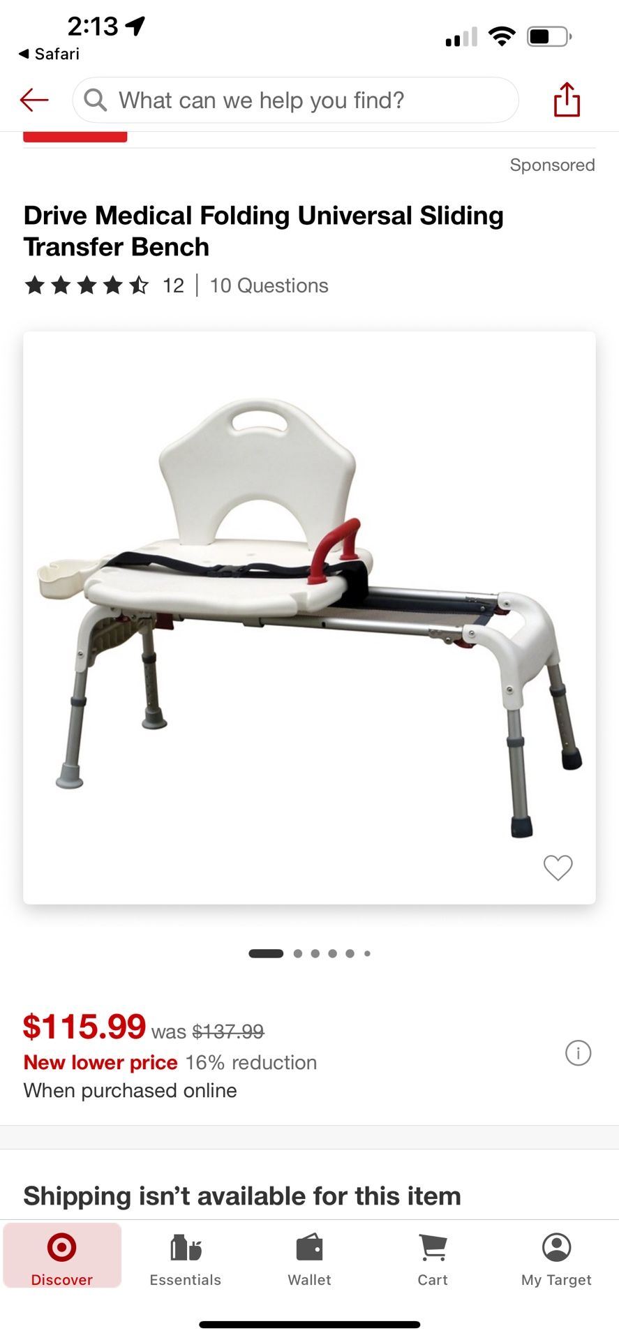 Bath Transfer Chair