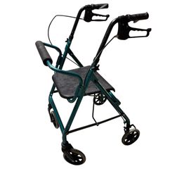 Light weight sit  down foldable walker