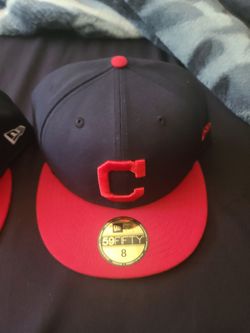 Cleveland Indians Fitted Hat Size 8