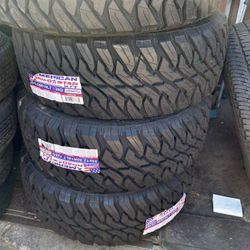 4 New 35x12.50/18 American Roadstar Installed And Balanced 