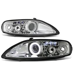 92-00 Lexus SC300 SC400 LED DRL Halo Projector Headlights Luces Calaveras Micas Faros Focos Faroles 