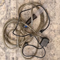 Aquarium vacuum hose with electric pump 