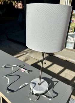 Small Silver Lamp - $20