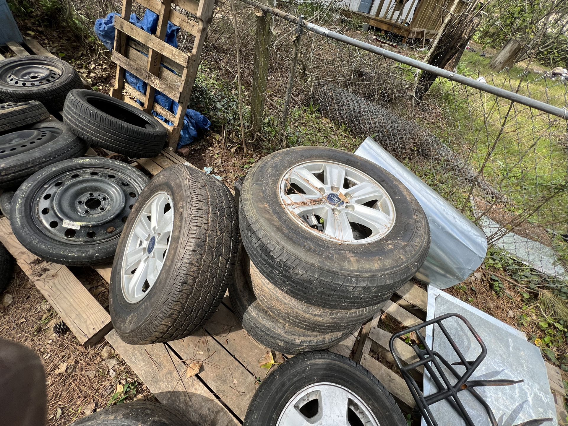 Spare Tires And Rim And Tires 