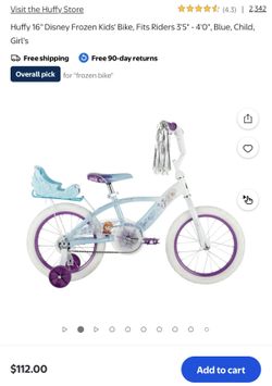 Huffy 16" Disney Frozen Kids' Bike