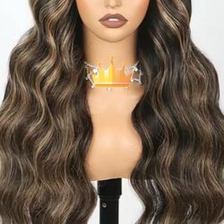 13*6 Highlights Human Hair Glueless 