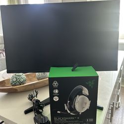 Monitor & Gaming Headset