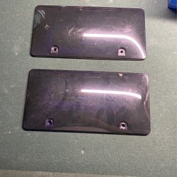 License Plate Cover. 